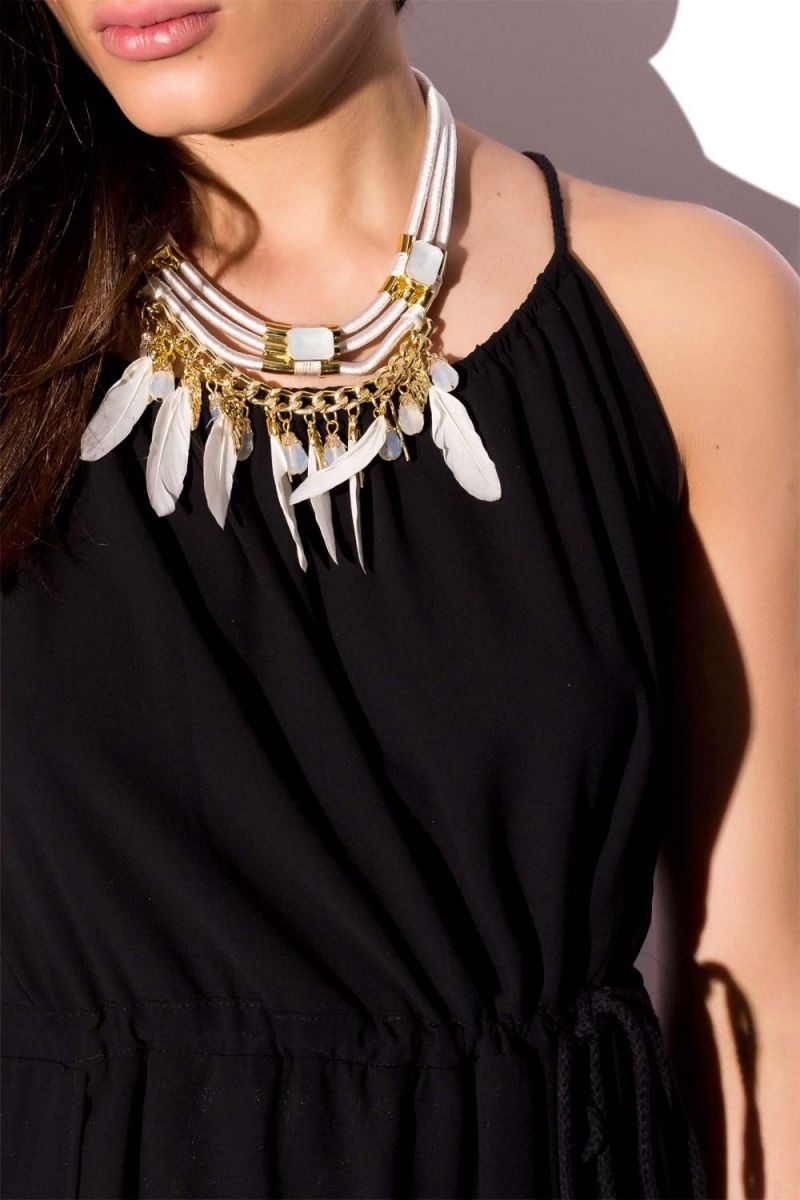 vestido negro largo de tirante